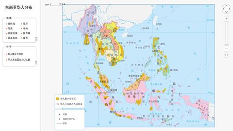 东南亚华人分布