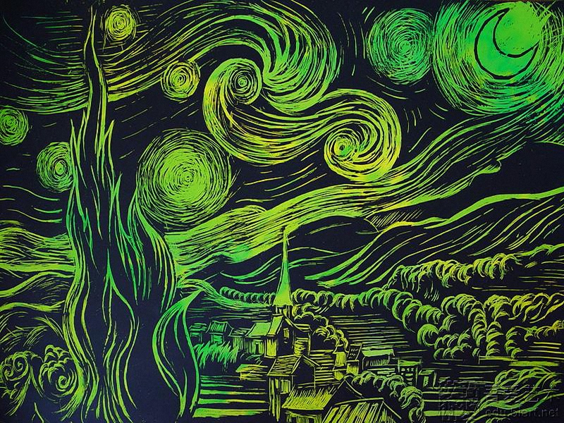 图片《快乐刮画》图片:卡通人物刮蜡画