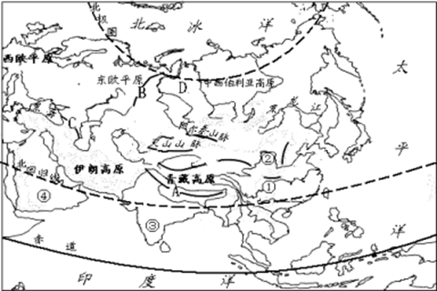 亚洲地区略图