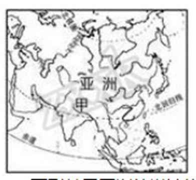 亚洲河流分布图