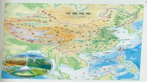 中国地形