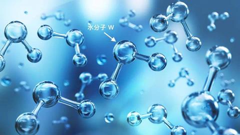 图片自然界的水-水（化合物）分子
