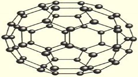 图片炭和炭的氧化物-碳60分子结构图