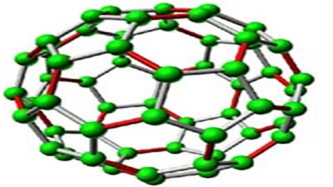 图片炭和炭的氧化物-碳60分子结构图