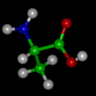 图片丙氨酸分子结构