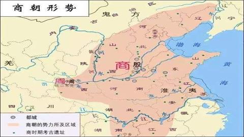 图片夏朝灭亡前形势图