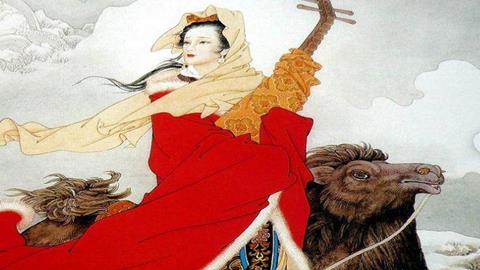 图片初年，实行和亲：昭君出塞