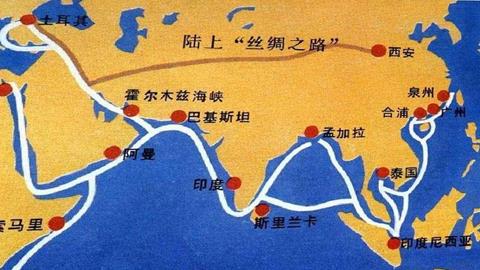 图片汉代海上航路示意图2