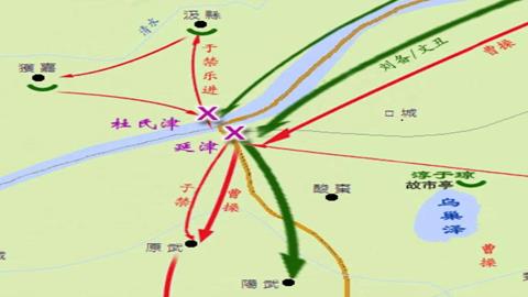 图片官渡之战示意图
