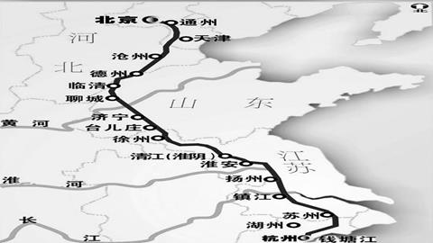 图片京杭运河今天地图