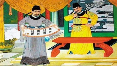 图片张玄素极力反对唐太宗大修宫殿