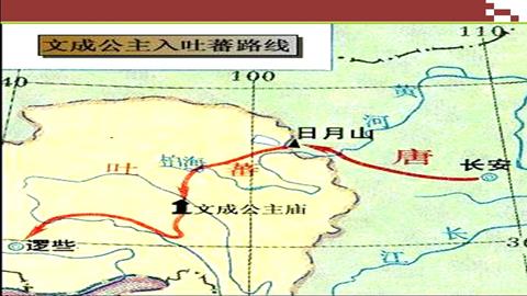 图片文成公主入藏路线