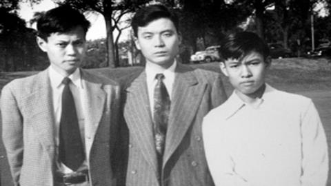 图片邓稼先与杨振宁（右二、右三）