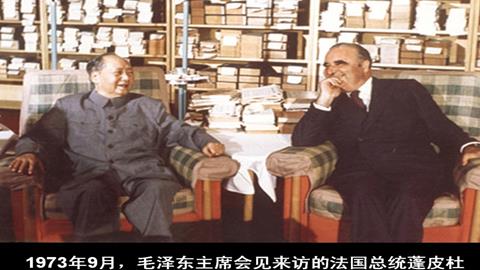 图片毛泽东会见法国总统
