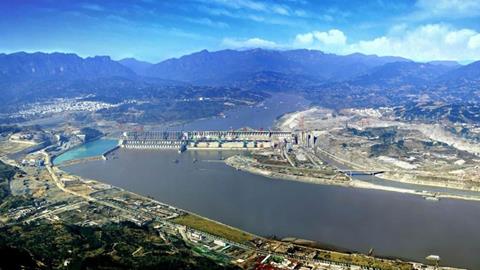 图片三峡大坝全景