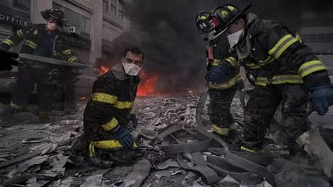 图片911袭击中的消防员