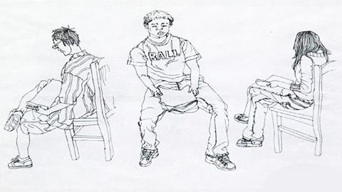 图片学生作品：在校园中健康成长