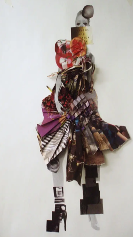 图片图片素材：服装设计效果图（拼贴）