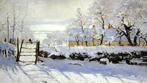 图片阳光下的雪