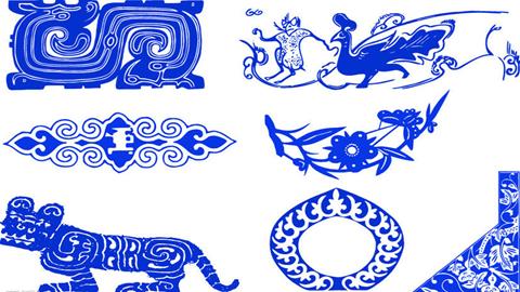 图片青花瓷纹样
