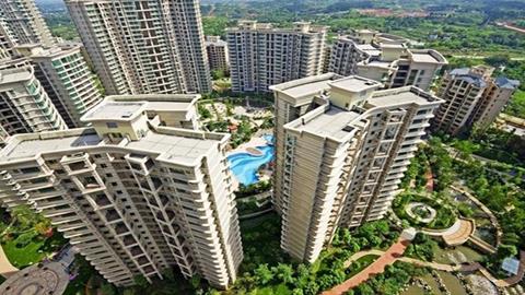 图片现代化的大楼社区