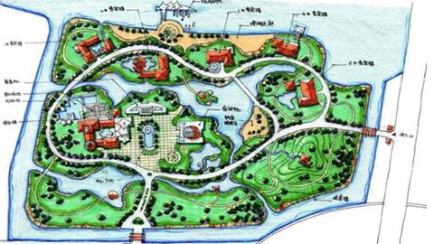 图片公园平面示意图