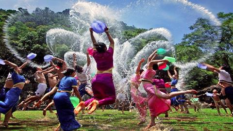 图片傣族泼水节