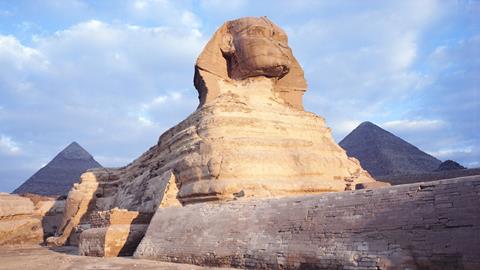 图片狮身人面像仰视角度