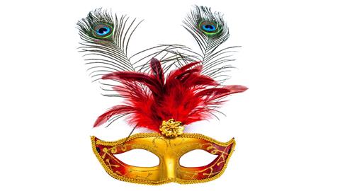 图片面具-金色面具