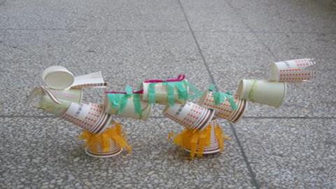 图片纸杯龙