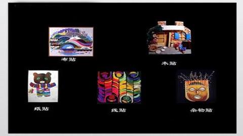 图片《发现与创造》图片：制作废物贴画的材料