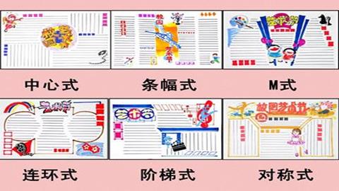 图片《艺术节策划与美术设计》图片：黑板报版式设计