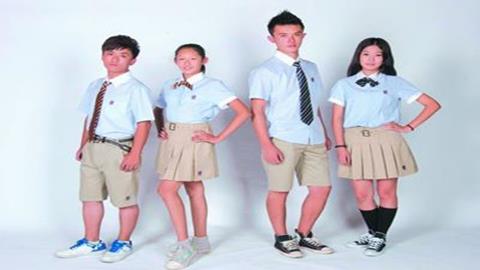 图片中学生服装设计