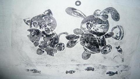 图片剪贴纸版画