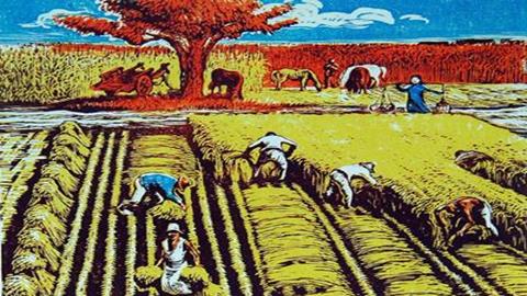图片版画作品—秋收