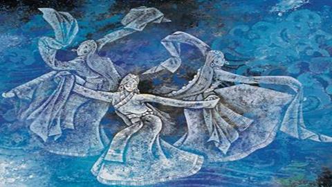 图片版画作品—舞者