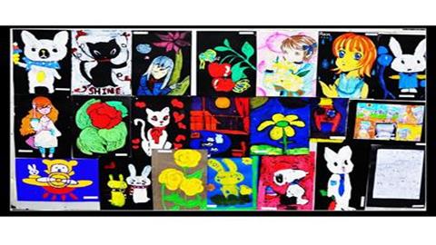 图片学生作品_版画