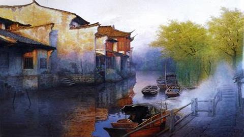 图片《明暗与立体的表现》图片：江南水乡