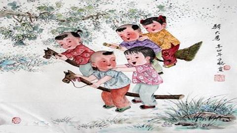 图片《走进民间美术》图片：骑大马