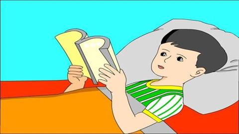 图片不要躺卧看书