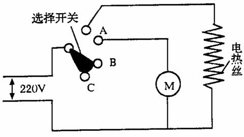 图片电吹风电路