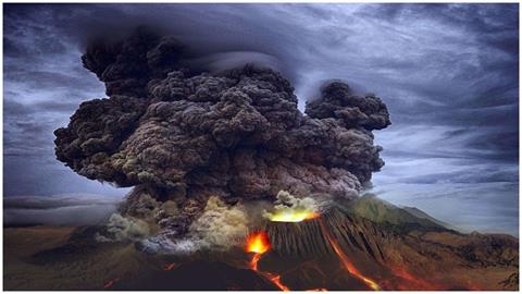 图片火山爆发