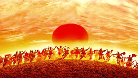 图片东方太阳，正在升起