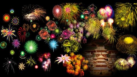 图片美丽的烟花