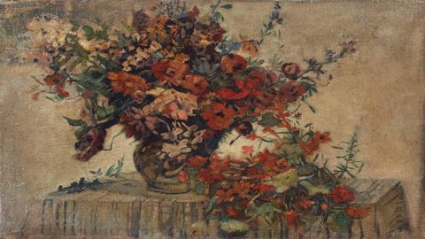 图片李叔同油画