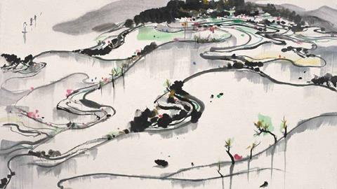 图片吴冠中油画