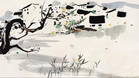 图片吴冠中油画