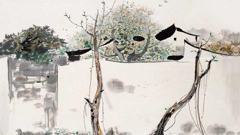 图片吴冠中油画