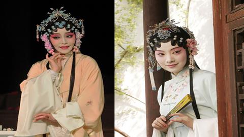 图片杜丽娘温柔娇美