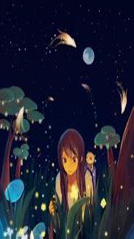 图片夏夜-萤火虫